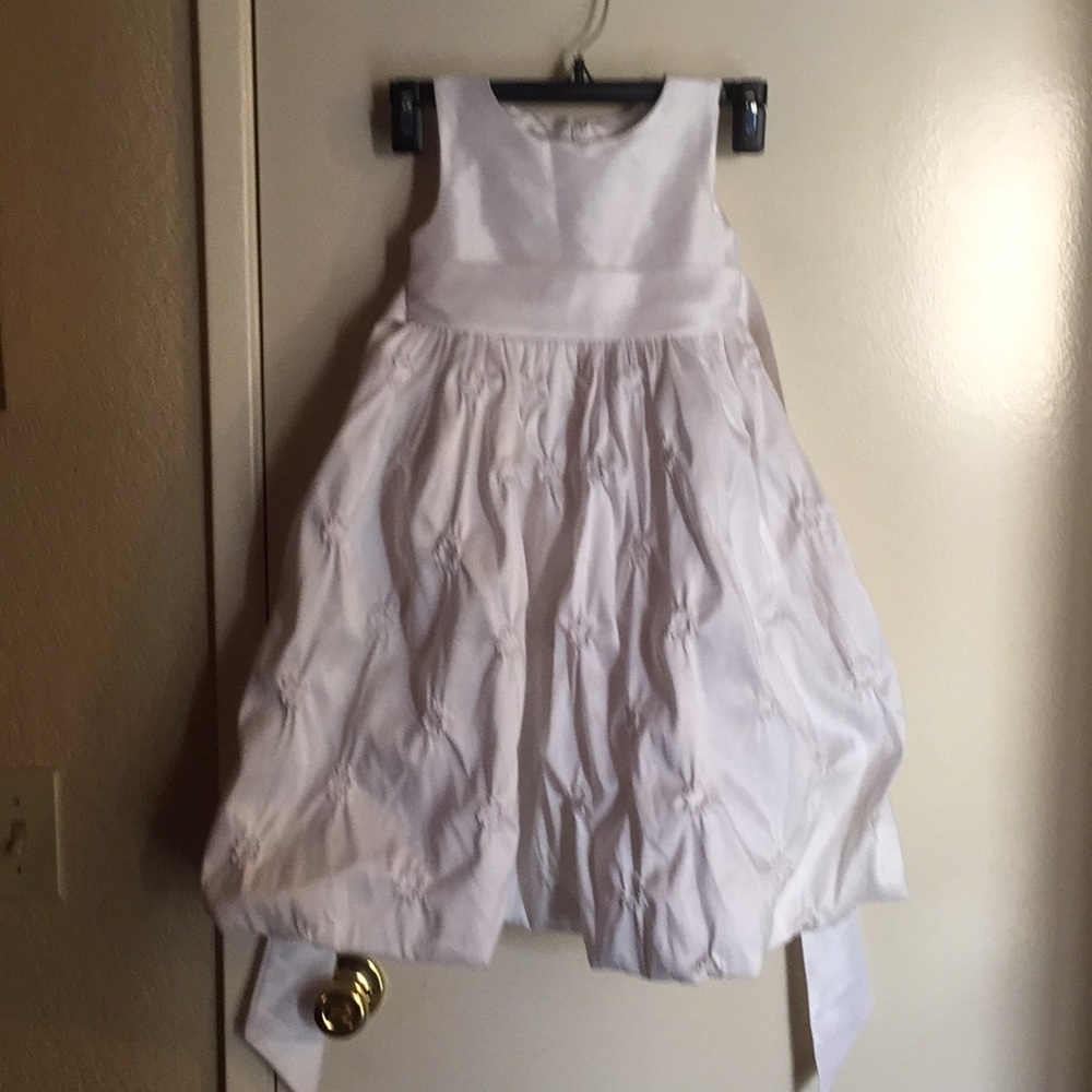 Girls’ white Cinderella dress